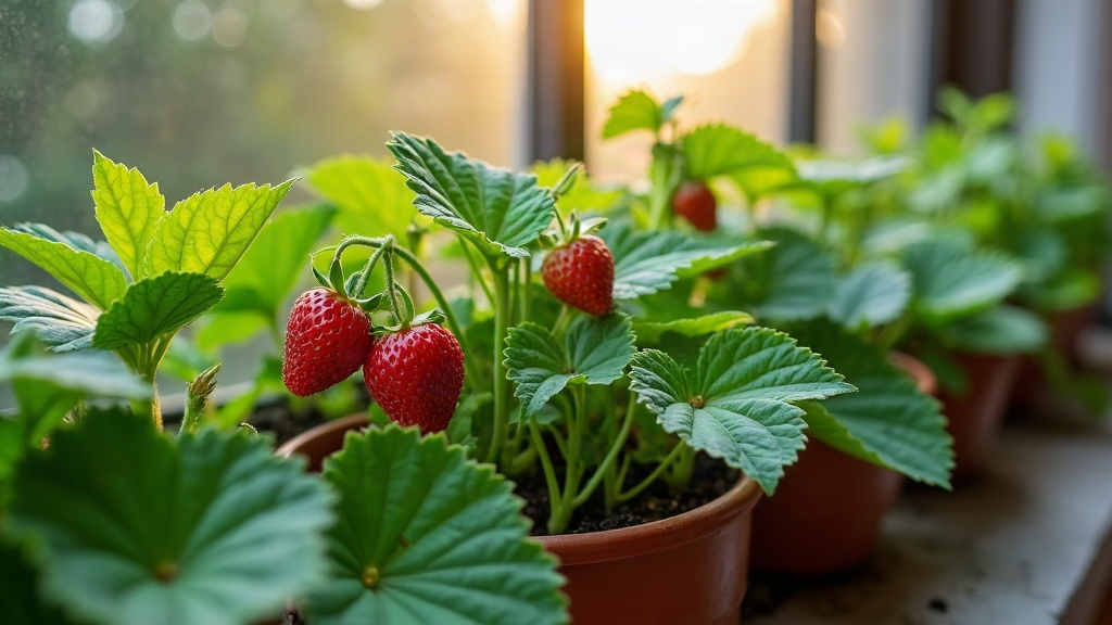 How to Grow Alpine Strawberries in a North-Facing Balcony