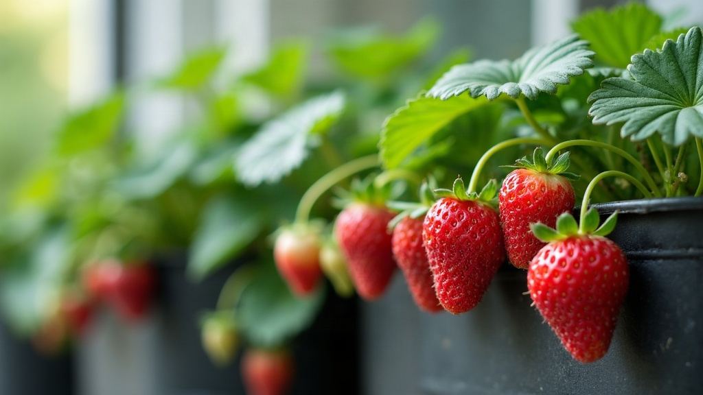 Cultiver des fraisiers alpins en jardinière de balcon peu profonde